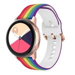 สายรัดนาฬิกาซิลิโคนพิมพ์ลายสำหรับเปลี่ยน สำหรับ Samsung Galaxy Watch 42 มม.