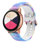 สายรัดนาฬิกาซิลิโคนพิมพ์ลายสำหรับเปลี่ยน สำหรับ Samsung Galaxy Watch 42 มม.