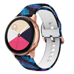 สายรัดนาฬิกาซิลิโคนพิมพ์ลายสำหรับเปลี่ยน สำหรับ Samsung Galaxy Watch 46 มม.