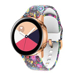 สายรัดนาฬิกาซิลิโคนพิมพ์ลายสำหรับเปลี่ยน สำหรับ Samsung Galaxy Watch 46 มม.