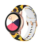 สายรัดนาฬิกาซิลิโคนพิมพ์ลายสำหรับเปลี่ยน สำหรับ Samsung Galaxy Watch 46 มม.