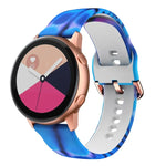 สายรัดนาฬิกาซิลิโคนพิมพ์ลายสำหรับเปลี่ยน สำหรับ Samsung Galaxy Watch 46 มม.