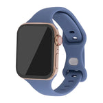 สายซิลิโคนเปลี่ยนแบบหัวเข็มขัด 8 รูปแบบกระชับ สำหรับ Apple Watch Series 7 41mm / & 6 & SE & 5 & 4 40mm, สำหรับ Apple Watch Series 7 45mm / & 6 & SE & 5 & 4 44mm