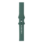 8-buckle Silicone Replacement Strap Watchband, For Samsung Galaxy Watch 3 41mm, For Samsung Galaxy Watch 3 45mm, For Samsung Galaxy Watch 42mm, For Samsung Galaxy Watch 46mm