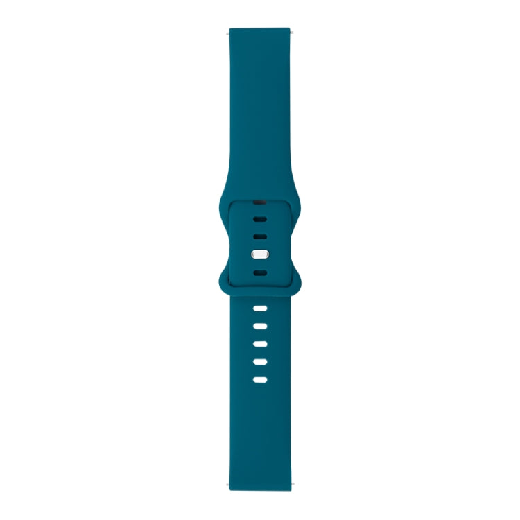 สายรัดนาฬิกาซิลิโคน 8 หัวเข็มขัดสำหรับเปลี่ยน สำหรับ Samsung Galaxy Watch Active, สำหรับ Huawei Watch GT 2 42มม., สำหรับ Huawei Watch GT 2 46มม., สำหรับ Huawei Watch GT 2e 46มม.