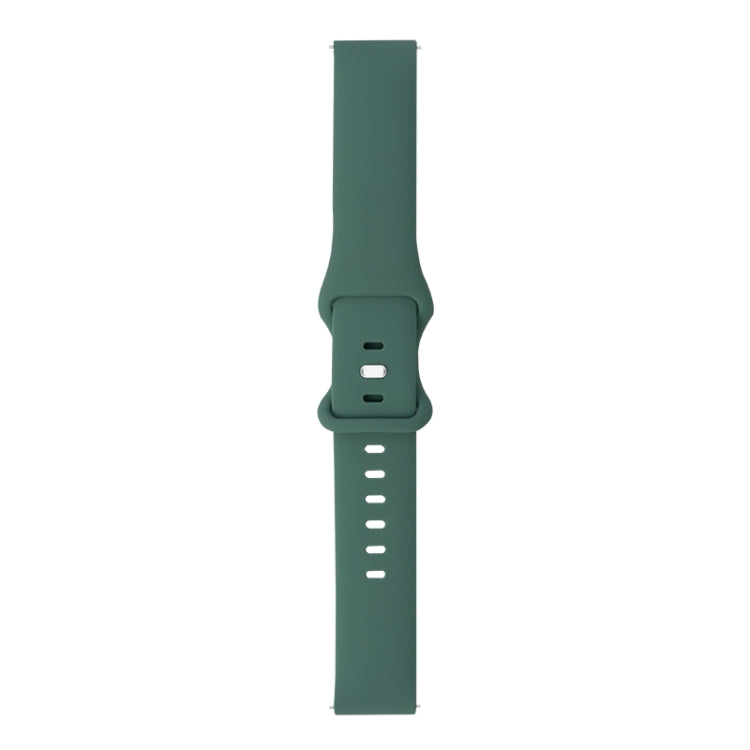 สายรัดนาฬิกาซิลิโคน 8 หัวเข็มขัดสำหรับเปลี่ยน สำหรับ Samsung Galaxy Watch Active, สำหรับ Huawei Watch GT 2 42มม., สำหรับ Huawei Watch GT 2 46มม., สำหรับ Huawei Watch GT 2e 46มม.