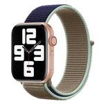 สายไนลอนสีแมตช์ สำหรับ Apple Watch Series 7 41 มม. / 6 & SE & 5 & 4 40 มม. / 3 & 2 & 1 38 มม., สำหรับ Apple Watch Series 8&7 41 มม. / SE 2&6&SE&5&4 40 มม. / 3&2&1 38 มม., สำหรับ Apple Watch Series 7 45 มม. / 6 & SE & 5 & 4 44 มม. / 3 & 2 & 1 42 มม.