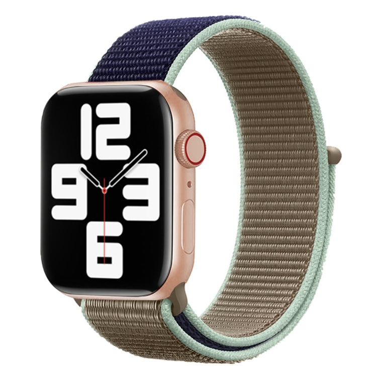สายไนลอนสีแมตช์ สำหรับ Apple Watch Series 7 41 มม. / 6 & SE & 5 & 4 40 มม. / 3 & 2 & 1 38 มม., สำหรับ Apple Watch Series 8&7 41 มม. / SE 2&6&SE&5&4 40 มม. / 3&2&1 38 มม., สำหรับ Apple Watch Series 7 45 มม. / 6 & SE & 5 & 4 44 มม. / 3 & 2 & 1 42 มม.