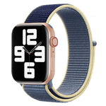สายไนลอนสีแมตช์ สำหรับ Apple Watch Series 7 41 มม. / 6 & SE & 5 & 4 40 มม. / 3 & 2 & 1 38 มม., สำหรับ Apple Watch Series 8&7 41 มม. / SE 2&6&SE&5&4 40 มม. / 3&2&1 38 มม., สำหรับ Apple Watch Series 7 45 มม. / 6 & SE & 5 & 4 44 มม. / 3 & 2 & 1 42 มม.