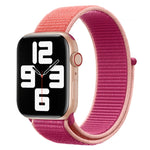 สายไนลอนสีแมตช์ สำหรับ Apple Watch Series 7 41 มม. / 6 & SE & 5 & 4 40 มม. / 3 & 2 & 1 38 มม., สำหรับ Apple Watch Series 8&7 41 มม. / SE 2&6&SE&5&4 40 มม. / 3&2&1 38 มม., สำหรับ Apple Watch Series 7 45 มม. / 6 & SE & 5 & 4 44 มม. / 3 & 2 & 1 42 มม.
