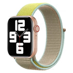 สายไนลอนสีแมตช์ สำหรับ Apple Watch Series 7 41 มม. / 6 & SE & 5 & 4 40 มม. / 3 & 2 & 1 38 มม., สำหรับ Apple Watch Series 8&7 41 มม. / SE 2&6&SE&5&4 40 มม. / 3&2&1 38 มม., สำหรับ Apple Watch Series 7 45 มม. / 6 & SE & 5 & 4 44 มม. / 3 & 2 & 1 42 มม.