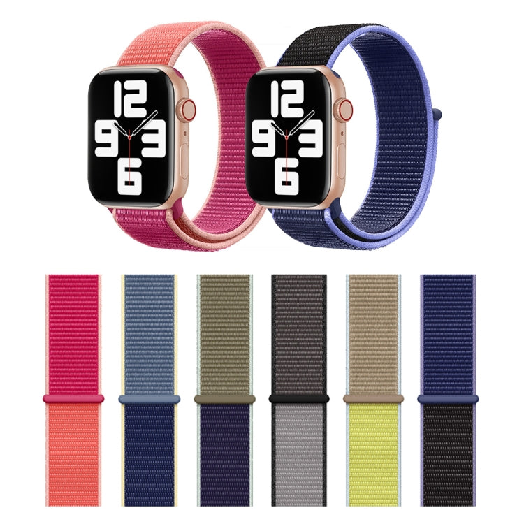สายไนลอนสีแมตช์ สำหรับ Apple Watch Series 7 41 มม. / 6 & SE & 5 & 4 40 มม. / 3 & 2 & 1 38 มม., สำหรับ Apple Watch Series 8&7 41 มม. / SE 2&6&SE&5&4 40 มม. / 3&2&1 38 มม., สำหรับ Apple Watch Series 7 45 มม. / 6 & SE & 5 & 4 44 มม. / 3 & 2 & 1 42 มม.