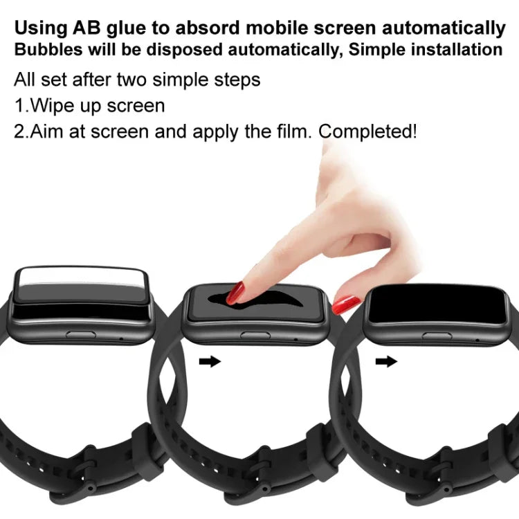 IMAK Plexiglass HD Watch Protective Film, For Huawei Watch Fit, For Huawei Band 6, For Huawei Band B6, For Huawei Watch 3 46mm, For Huawei Watch 3 Pro 48mm, For Huawei Watch GT 2 Pro Porsche Ver, For Huawei Watch GT 2 Pro Sport Ver / Fashion Ver / ECG ...