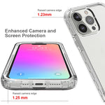 Shockproof High Transparency Two-color Gradual Change PC+TPU Candy Colors Protective Case, For iPhone 13 Pro
