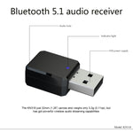 KN318 อะแดปเตอร์บลูทูธ 5.1 USB รับสัญญาณเสียง, KN318