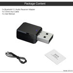 KN318 อะแดปเตอร์บลูทูธ 5.1 USB รับสัญญาณเสียง, KN318