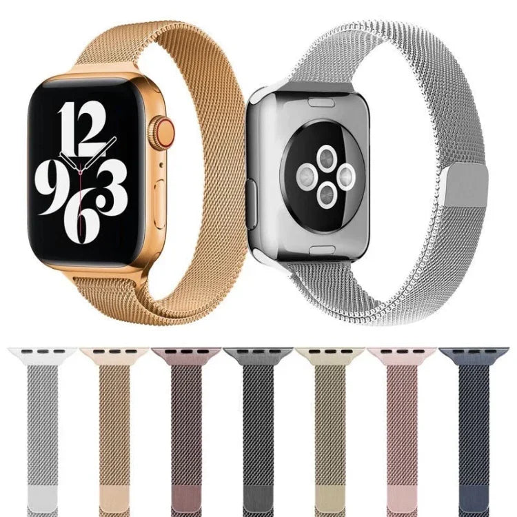 สาย Milan Loopback ขนาดเล็กเอวเปลี่ยน สำหรับ Apple Watch Series, 7 41mm / 6 & SE & 5 & 4 40mm / 3 & 2 & 1 38mm, 7 45mm / 6 & SE & 5 & 4 44mm / 3 & 2 & 1 42mm
