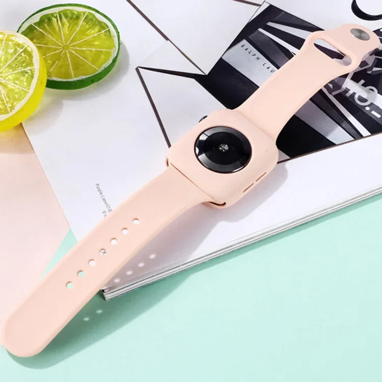 ชุดสายซิลิโคนเปลี่ยนพร้อมเคสกันรอยนาฬิกา สำหรับ Apple Watch Series 3 & 2 & 1 38mm, สำหรับ Apple Watch Series 3 & 2 & 1 42mm