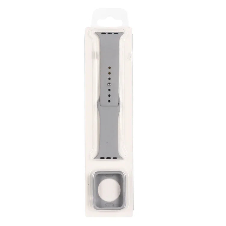 ชุดสายซิลิโคนเปลี่ยนพร้อมเคสกันรอยนาฬิกา สำหรับ Apple Watch Series 3 & 2 & 1 38mm, สำหรับ Apple Watch Series 3 & 2 & 1 42mm