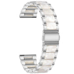 สายรัดข้อมือแบบสามเม็ดเหล็ก + เรซินสำหรับเปลี่ยน สำหรับนาฬิกา Samsung Smart Watch ขนาด 20 มม., สำหรับนาฬิกา Samsung Smart Watch ขนาด 22 มม.