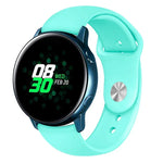 สายรัดนาฬิกาซิลิโคนสีพื้นสำหรับ Galaxy Watch Active 2 ขนาด L, S