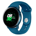 สายรัดนาฬิกาซิลิโคนสีพื้นสำหรับ Galaxy Watch Active 2 ขนาด L, S