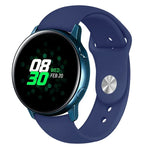สายรัดนาฬิกาซิลิโคนสีพื้นสำหรับ Galaxy Watch Active 2 ขนาด L, S