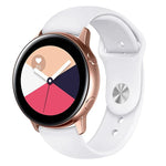สายรัดนาฬิกาซิลิโคนสีพื้นสำหรับ Galaxy Watch Active 2 ขนาด L, S