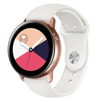 สายรัดนาฬิกาซิลิโคนสีพื้นสำหรับ Galaxy Watch Active 2 ขนาด L, S