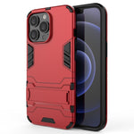 PC + TPU Shockproof Protective Case with Invisible Holder, For iPhone 13 mini, For iPhone 13, For iPhone 13 Pro, For iPhone 13 Pro Max