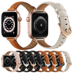 สายรัดนาฬิกาหนังสไตล์ธุรกิจสำหรับ Apple Watch Series, 7 41mm / 6 & SE & 5 & 4 40mm / 3 & 2 & 1 38mm, 7 45mm / 6 & SE & 5 & 4 44mm / 3 & 2 & 1 42mm