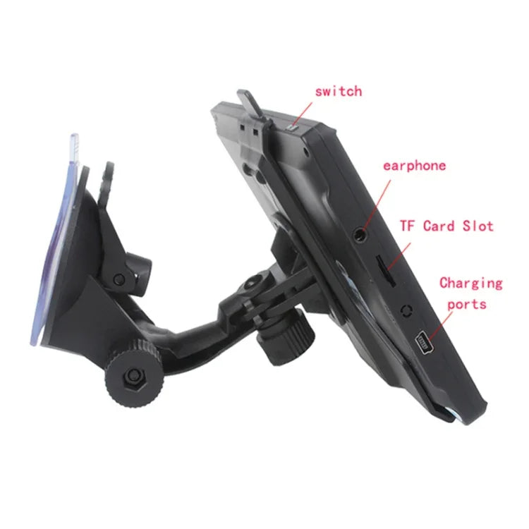 เครื่องนำทาง GPS สำหรับรถยนต์ ขนาด 7 นิ้ว หน้าจอสัมผัสความจุ 8G+256M สเปกสูง, แผนที่ยุโรป, แผนที่ออสเตรเลีย, แผนที่เอเชียตะวันออกเฉียงใต้, แผนที่อเมริกาเหนือ, แผนที่ตะวันออกกลาง, แผนที่อเมริกาใต้, แผนที่แอฟริกา