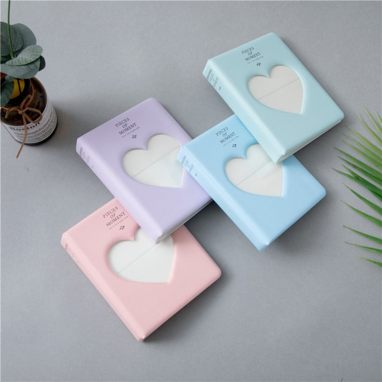 Hollow Heart 64 Pockets Photo Book Album Name Card Holder for Fujifilm Instax Mini 8 /7s /70 /25 /50s /90, Hollow Heart 64 Pockets Sky Blue, Hollow Heart 64 Pockets Light Mint, Hollow Heart 64 Pockets Pink, Hollow Heart 64 Pockets Light Purple