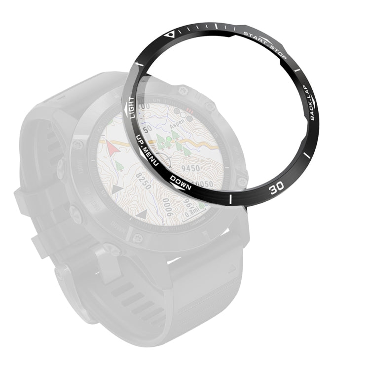 Smart Watch Steel Bezel Ring, A Version, For Garmin Fenix 3/3 HR, For Garmin Fenix 5X/5X Plus, For Garmin Fenix 5, For Garmin Fenix 6/6 Pro/ 6 Sapphire