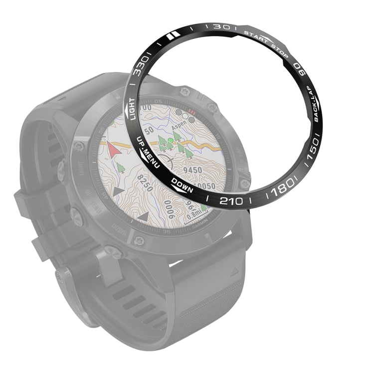 Smart Watch Steel Bezel Ring, B Version, For Garmin Fenix 3/3 HR, For Garmin Fenix 5X/5X Plus, For Garmin Fenix 5, For Garmin Fenix 6/6 Pro/ 6 Sapphire