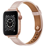 สายหนังสไตล์คู่ขนาด 14mm สำหรับเปลี่ยนสาย Apple Watch Series, 7 41mm / 6 & SE & 5 & 4 40mm / 3 & 2 & 1 38mm, 7 45mm / 6 & SE & 5 & 4 44mm / 3 & 2 & 1 42mm