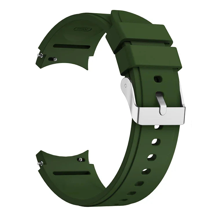 Silicone Replacement Strap Watchband, For Samsung Galaxy Watch4 40mm, For Samsung Galaxy Watch4 44mm, For Samsung Galaxy Watch4 Classic 42mm, For Samsung Galaxy Watch4 Classic 46mm