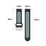 สายรัดนาฬิกาซิลิโคนสองสีสำหรับเปลี่ยน สำหรับ Samsung Galaxy Watch4 40 มม. สำหรับ Samsung Galaxy Watch4 44 มม. สำหรับ Samsung Galaxy Watch4 Classic 42 มม.