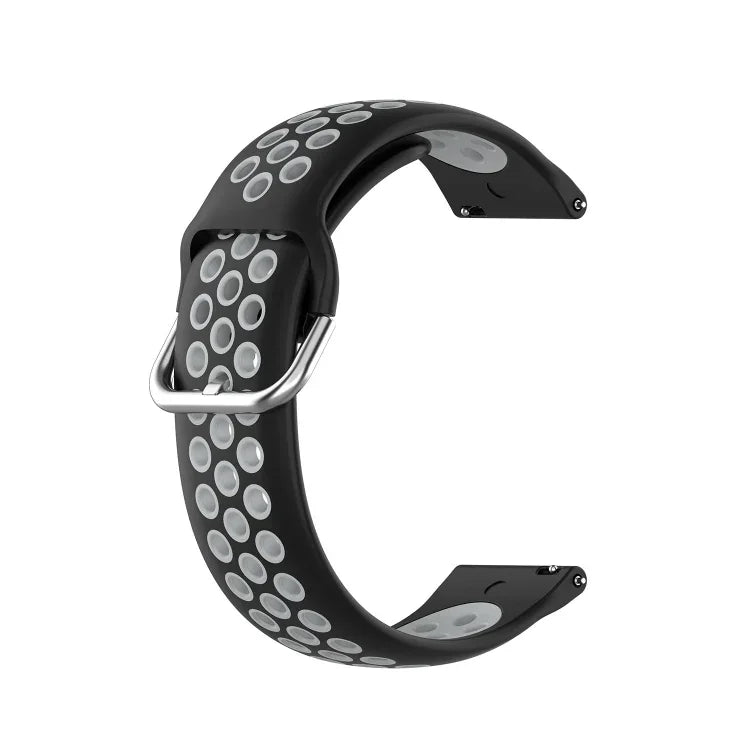 สายรัดนาฬิกาซิลิโคนสองสีสำหรับเปลี่ยน สำหรับ Samsung Galaxy Watch4 40 มม. สำหรับ Samsung Galaxy Watch4 44 มม. สำหรับ Samsung Galaxy Watch4 Classic 42 มม.