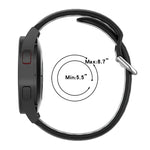 สายรัดนาฬิกาซิลิโคนสองสีสำหรับเปลี่ยน สำหรับ Samsung Galaxy Watch4 40 มม. สำหรับ Samsung Galaxy Watch4 44 มม. สำหรับ Samsung Galaxy Watch4 Classic 42 มม.