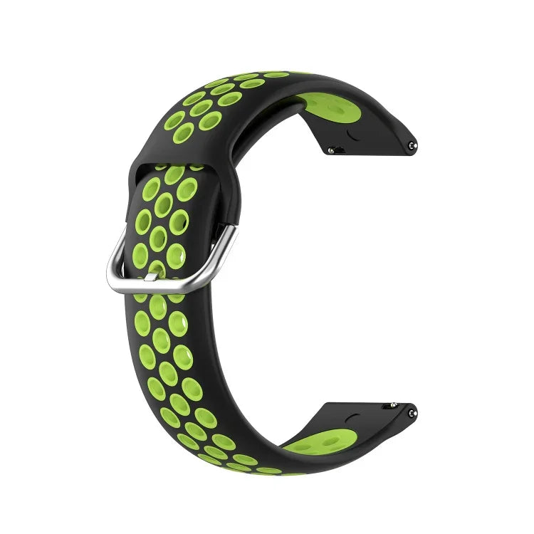 สายรัดนาฬิกาซิลิโคนสองสีสำหรับเปลี่ยน สำหรับ Samsung Galaxy Watch4 40 มม. สำหรับ Samsung Galaxy Watch4 44 มม. สำหรับ Samsung Galaxy Watch4 Classic 42 มม.