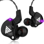 QKZ AK6 หูฟังสปอร์ตแบบมีสาย 3.5mm ซับวูฟเฟอร์ ความยาวสายประมาณ 1.2m 1 ชิ้น 1 คู่