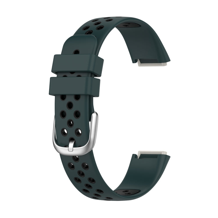 Two-color Silicone Replacement Strap Watchband, For Fitbit Luxe