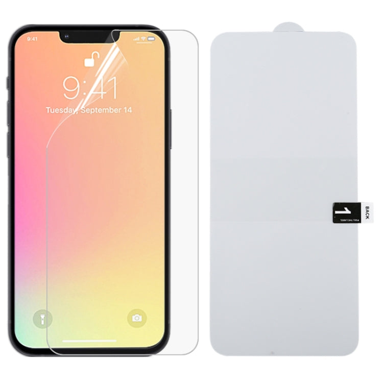 ฟิล์มกันระเบิดไฮโดรเจลปกป้องหน้าจอเต็มจอสำหรับ iPhone 17e / 16e / 14 / 13 / 13 Pro, สำหรับ iPhone 13 Pro Max (1 ชิ้น), สำหรับ iPhone 17e / 16e / 14 / 13 / 13 Pro (1 ชิ้น), สำหรับ iPhone 13 mini (1 ชิ้น)