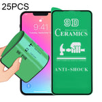 ฟิล์มเซรามิกกาวเต็มหน้าจอ 9D 25 ชิ้น สำหรับ iPhone 13 mini (25 ชิ้น), สำหรับ iPhone 13 / 13 Pro (25 ชิ้น), สำหรับ iPhone 13 Pro Max (25 ชิ้น)
