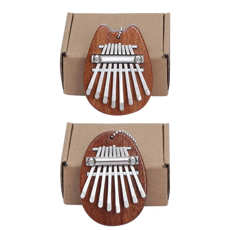 พิณนิ้ว 8 โทนขนาดเล็ก Kalimba เครื่องดนตรี