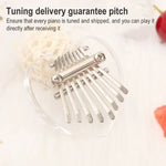 พิณนิ้ว 8 โทนขนาดเล็ก Kalimba เครื่องดนตรี