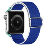 สายไนลอนยืดหยุ่นสูงสำหรับเปลี่ยนสาย Apple Watch Series, 7 41mm / 6 & SE & 5 & 4 40mm / 3 & 2 & 1 38mm, 7 45mm / 6 & SE & 5 & 4 44mm / 3 & 2 & 1 42mm