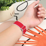 สายไนลอนยืดหยุ่นสูงสำหรับเปลี่ยนสาย Apple Watch Series, 7 41mm / 6 & SE & 5 & 4 40mm / 3 & 2 & 1 38mm, 7 45mm / 6 & SE & 5 & 4 44mm / 3 & 2 & 1 42mm