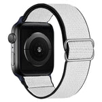 สายไนลอนยืดหยุ่นสูงสำหรับเปลี่ยนสาย Apple Watch Series, 7 41mm / 6 & SE & 5 & 4 40mm / 3 & 2 & 1 38mm, 7 45mm / 6 & SE & 5 & 4 44mm / 3 & 2 & 1 42mm